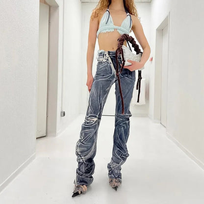 Tie-Dye Flare Pants